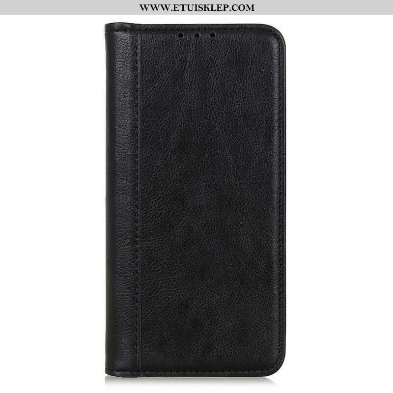 Etui Na Telefon do OnePlus Nord 2 5G Etui Folio Wersja Ze Skóry Split Litchi